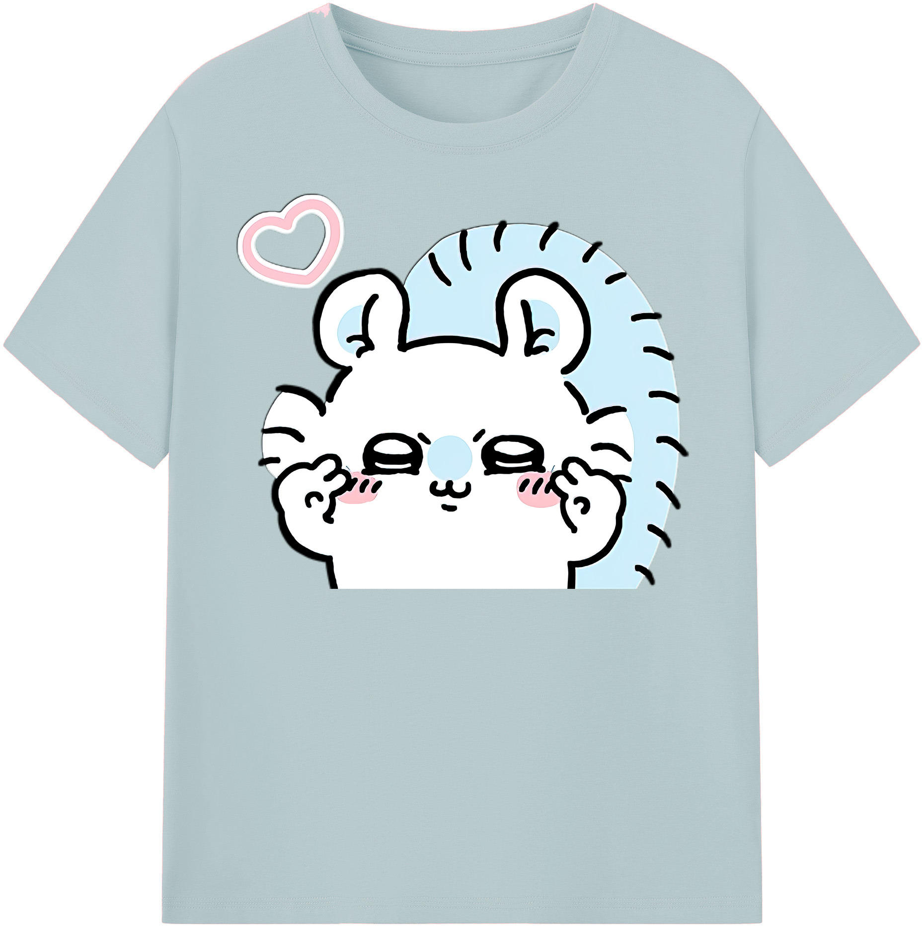 （画像用） ちいかわ モモンガ Chii-kawa Momonga 綿100％半袖Tシャツ（フロントプリント）